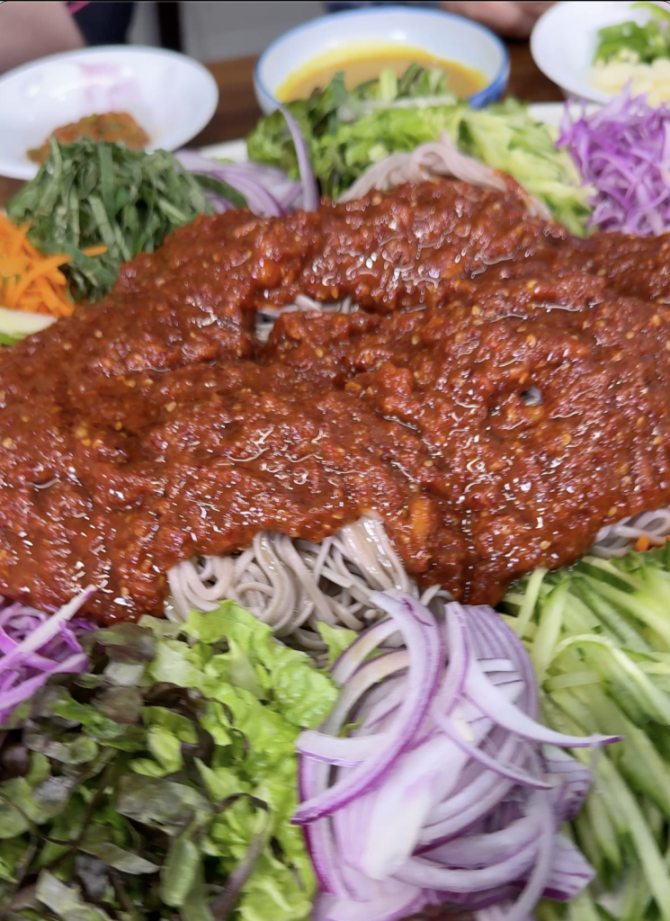 Spicy Buckwheat Noodle Salad